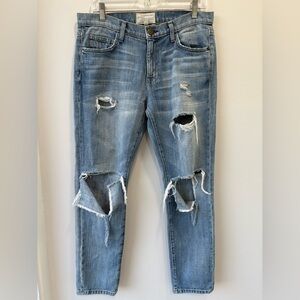 Current/Elliott Fling Women’s Distressed Blue Jeans Size 27